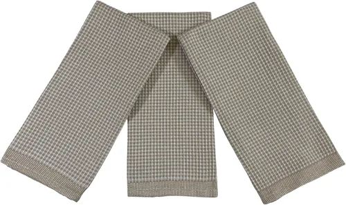 Vista 4 de Diamond Weave - Juego de 4 paños de cocina neutros sólidos, 100 % algodón, secado suave, ultra absorbente, juego de 4 multiusos, para uso diario