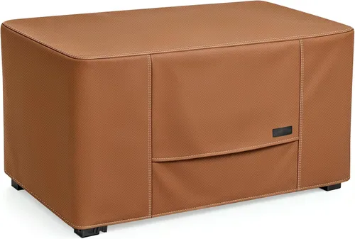 Vista 8 de Cubierta para Hoguera NettyPro Rectangular Impermeable para Chimenea al Aire Libre para Mesa de Hoguera de Gas Propano Rectangular, 42 x 24 x 24