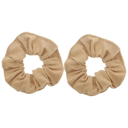 Vista 32 de Set of 2 Large Solid Scrunchies (Beige)