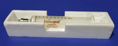 Vista 2 de 20 cc/ml SEPCO Máquina automática de pipeteo - Bomba de jeringa de vidrio, Modelo 40A, Tuerca roscada UNF de 1/4" para uso industrial - Hecho