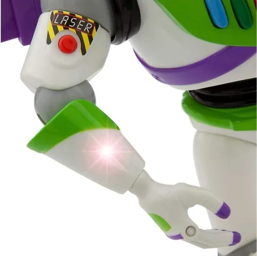 Vista 7 de Disney, Figura de Acción de Buzz Lightyear de Toy Story que Habla 12 pulgadas