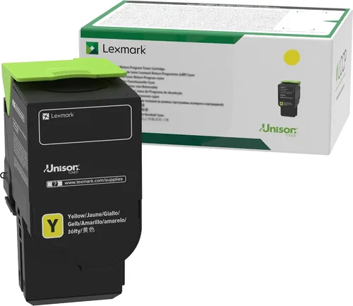 Vista 2 de Lexmark Cartucho de tóner Unison - Amarillo, Ultra Alto Rendimiento