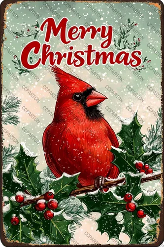 Vista 16 de CCPARTON Carteles de Feliz Navidad Graciosos Cartel de Hoja de Estaño para Decoración del Hogar Interior Jardín Patio Exterior Porche 8x12 Pulgadas
