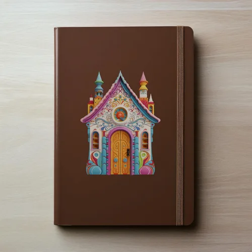Vista 7 de Bright Toy House - Adhesivo de pared para puerta de hadas