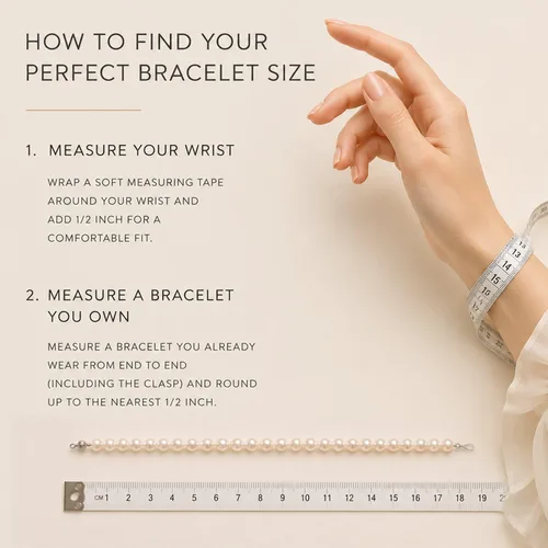 Vista 4 de The Pearl Source Pink Freshwater Pearl Bracelet for Women - Genuine Cultured Pearls, AAA Grade, 7.0-7.5mm in Sterling Silver