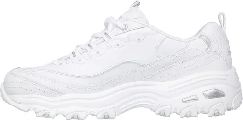 Vista 9 de Skechers D'lites Fresh Start - Tenis de espuma viscoelástica con cordones para mujer