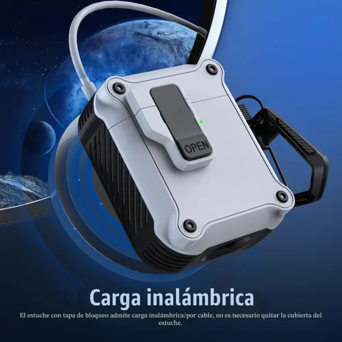 Vista 4 de RFUNGUANGO Fundas protectoras para Airpods de 2ª y 1ª generación, color 2º -Blanco