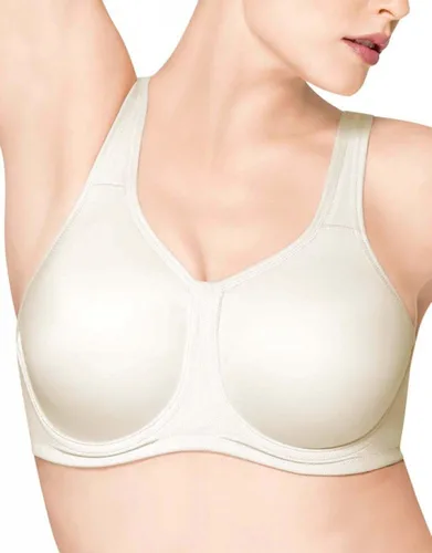 Vista 34 de Wacoal Sujetador deportivo Simone Sport sin forro de cobertura completa con aros para mujer, 855170 Arena
