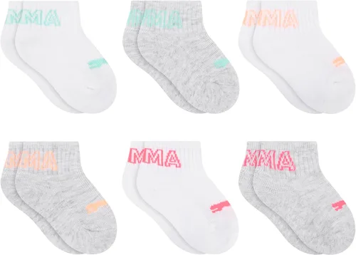 Vista 8 de PUMA Calcetines tobilleros para bebés (6 unidades)