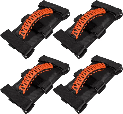 Vista 13 de Asas de agarre para Jeep Wrangler JK JKU JL JLU TJ YJ Sports Sahara Freedom Rubicon Unlimited Gladiator JT 1955-2023 UTV ATV Accesorios Premium 550