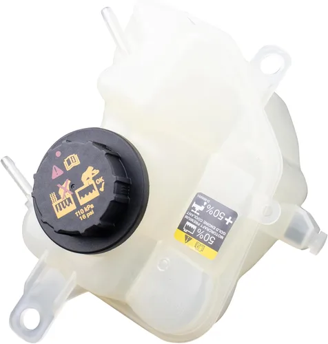Vista 106 de TRQ Botella de desbordamiento del tanque de expansión del depósito de refrigerante del radiador compatible con Ram ProMaster City CH3014192 2015-2022
