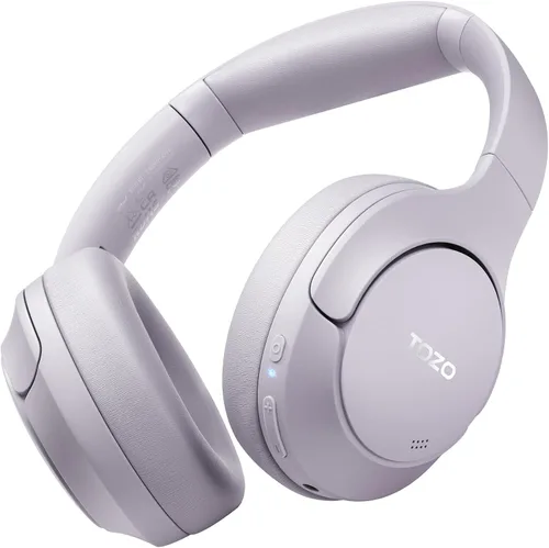 Vista 19 de TOZO Auriculares inalámbricos con cancelación de ruido híbridos HT3, 90H Negro