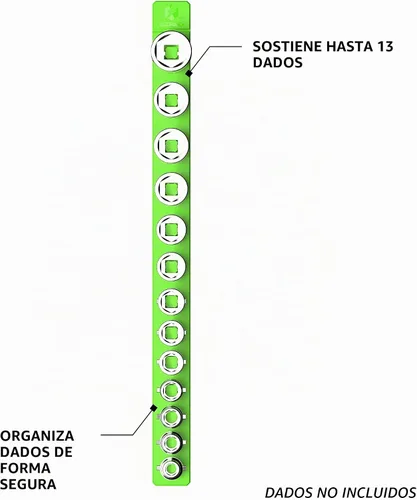 Vista 4 de EZRED FSR38-G - Riel magnético flexible de 3/8", color verde