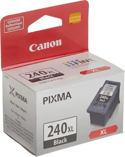 Vista 5 de Canon Cartucho de tinta negra PG-240 y PG-240 XL Black Ink Catridge compatible con impresoras MG2120, MG3120, MG4120, MX512, MX432, MX372, MX522