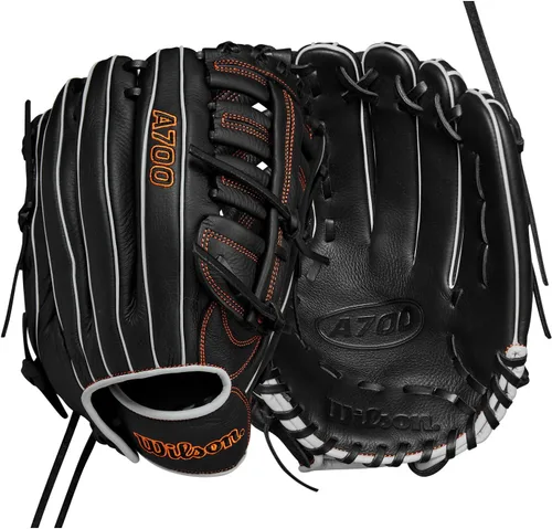 Vista 9 de Wilson A700 Baseball Gloves + Mitts Right + Left Hand Throw Multiple Styles