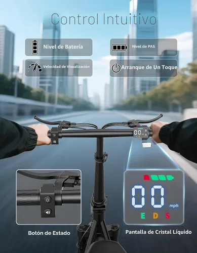 Vista 3 de Electric Scooter for Adults, 25MPH Top Speed, 35 Miles Max Range, 1000W Peak Motor, 48V 13Ah Battery, 14" E Scooter with Seat, Dual Suspension Oscuro