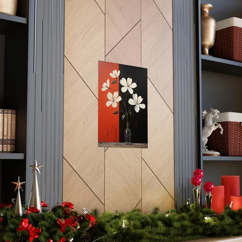 Vista 4 de CAPITUNEISKINEPA Michelia Flower Posters Gifts - Poster For Bedroom Mini Posters 9" x 11