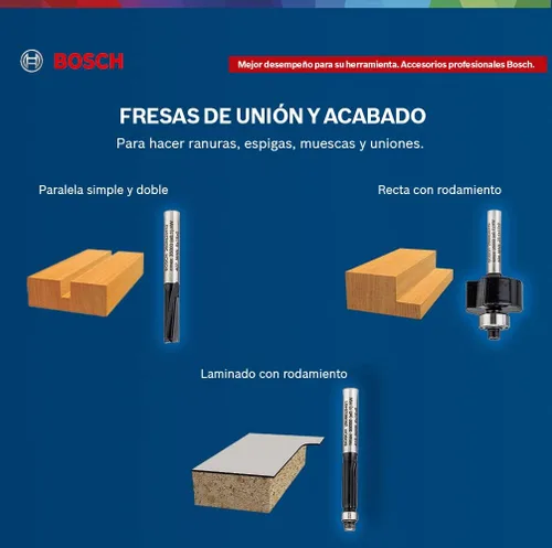 Vista 2 de BOSCH 85601M Broca de corte de templo de 2 flautas con punta de carburo de 1/2 pulgadas x 1-1/2 pulgadas