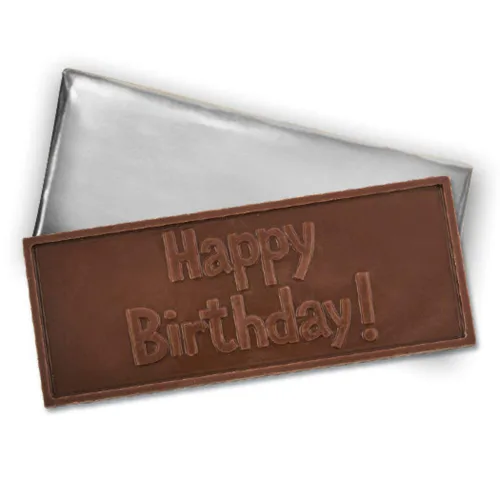 Vista 5 de 12 piezas de regalos de fiesta de dulces de cumpleaños 50 en barras de chocolate belgas envueltas a granel