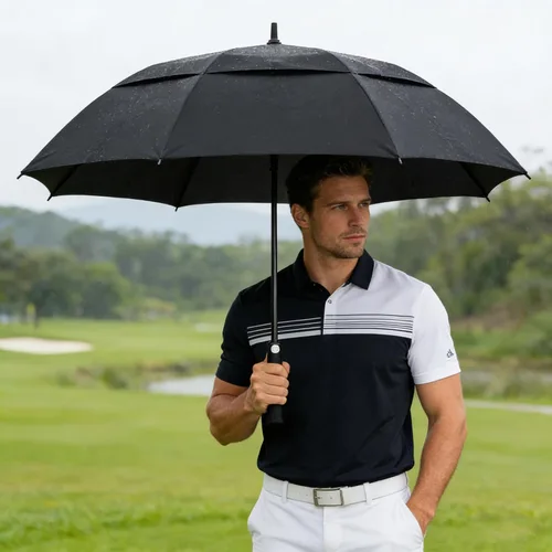 Vista 9 de MRTLLOA Paraguas para golf extragrande con apertura automática de 54, 62, 68 o 72 pulgadas, toldo doble ventilado, resistente al viento e