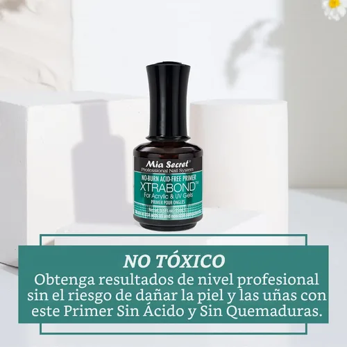 Vista 7 de Mia Secret 3 unidades sin ácido imprimación Xtra Bond acrílico UV Gel 0.5 fl oz