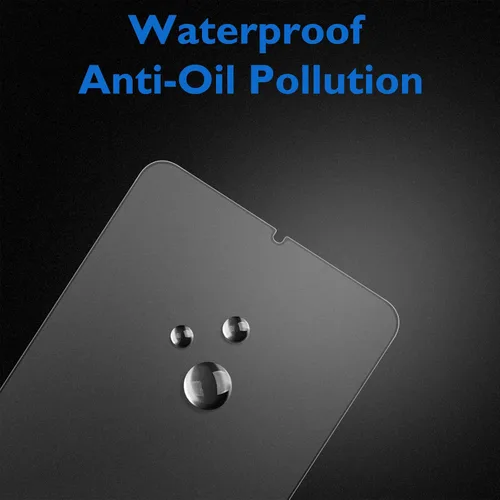 Vista 5 de Mothca Paquete de 1 protector de pantalla de vidrio mate para iPad Mini de 8.3 pulgadas A17 Pro (2024) y Mini 6 (2021) con marco de alineación