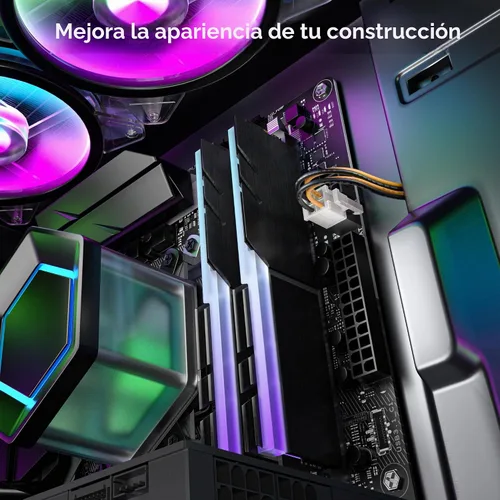 Vista 5 de Cable Matters Paquete de 2 cables de extensión ATX de 4 pines para CPU, 8