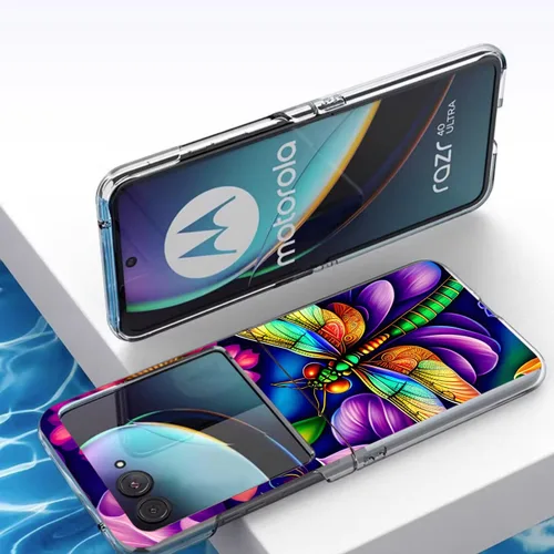 Vista 3 de Razr Plus 2023 - Funda protectora rígida a prueba de golpes para Motorola Razr+ 2023 y Razr Plus 2023