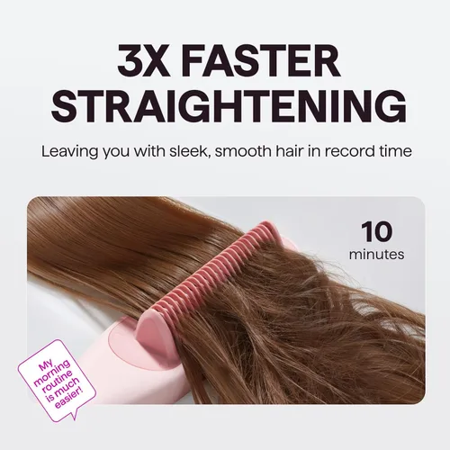 Vista 8 de Wavytalk Steam Sesh - Plancha de pelo y cepillo de vapor Steamline Pro