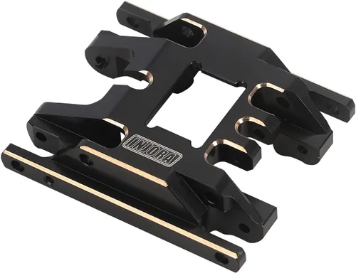Vista 8 de INJORA - Soporte de transmisión de placa deslizante de aluminio de 0.60 oz para actualización TRX4M Aluminio negro