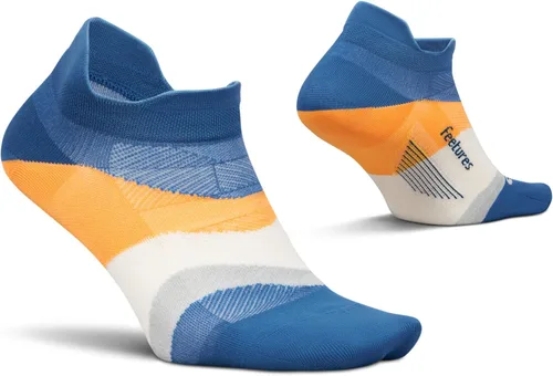 Vista 10 de Feetures Elite - Calcetines tobilleros ultraligeros que no se muestran - Calcetines deportivos con compresión dirigida Azul Ártico (1 par)