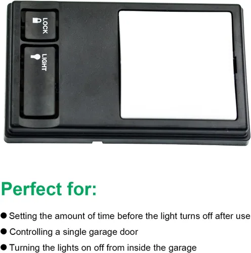 Vista 5 de Panel de control de teclado de pared multifunción, consola de puerta de garaje multifunción montada en pared para LiftMaster 41A5273-1 78LM, 78LMC