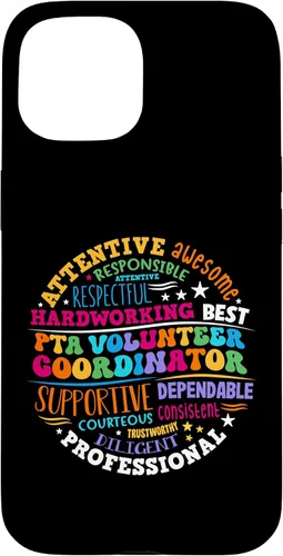 Vista 6 de iPhone 16 Parents Teacher Association PTA Volunteer Coordinator Case