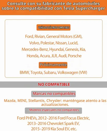 Vista 3 de Adaptador de EV NACS a CCS, Certificado UL2252 500A/1000V Adaptador de Carga Rápida con Interbloqueo, Compatible con Supercargadores Tesla