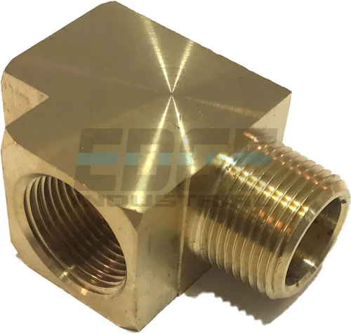 Vista 6 de Brass Street TEE 3/4" NPT combustible/aire/agua/aceite/gas WOG (10)
