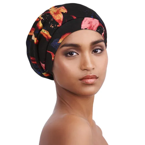 Vista 129 de Alnorm - Gorro con forro de satén y suave banda elástica para hombres y mujeres, talla única Se ajusta a la mayoría