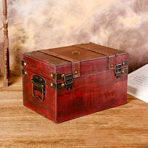 Vista 5 de RFME Joyero - Organizador de joyas grande de madera con cajones