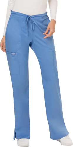 Vista 13 de Cherokee - Pantalones quirúrgicos elásticos Workwear Revolution WW120 para mujer, suaves y con cordón ajustable Negro