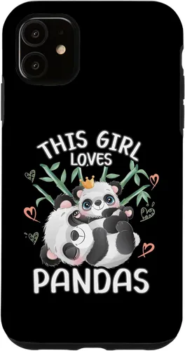 Vista 8 de This Girls Loves Pandas' for Teen Girls Case for iPhone 17