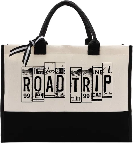 Vista 13 de Gkwa Canvas Tote Bag for Gifting, Women Cotton Canvas Bag, Reusable Shopping Bag