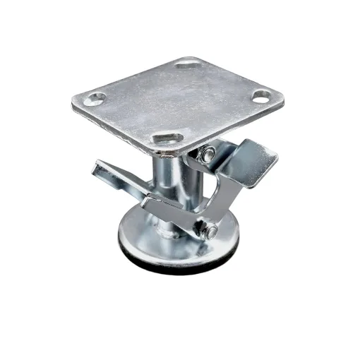 Vista 13 de Service Caster Cerradura de piso de doble pedal de 4 pulgadas con placa superior - Marca Service Caster