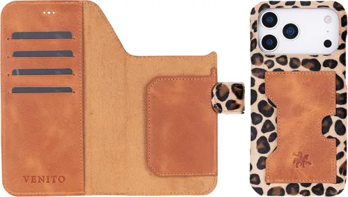 Vista 12 de Venito Florence - Funda de piel compatible con Samsung Galaxy S9, extra segura con bloqueo RFID, cartera desmontable para teléfono (gris decolorado)