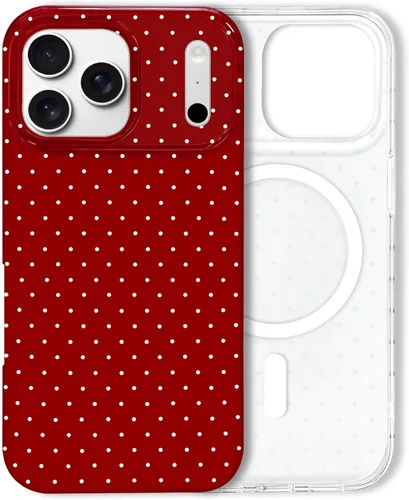Vista 71 de Hython Funda para iPhone Air, diseño estético de lunares lindos, funda simple de 6.5 pulgadas, delgada, antiarañazos, parachoques de TPU suave, a