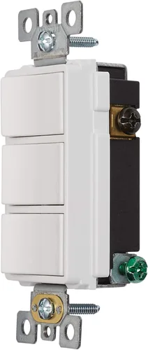 Vista 6 de Broan-NuTone BHFLED80 PowerHeat - Extractor de baño, calentador y combinación de luz LED, interruptor de tres balancines de 80 CFM y P3RW