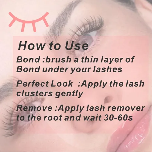 Vista 5 de Lash Bond and Seal, 2-in-1 Cluster Lash Glue for DIY Lash Extensions, Long-Lasting Waterproof Lash Adhesive, Strong Hold, Quick Dry, Gentle for