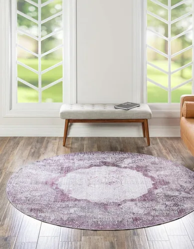 Vista 30 de Unique Loom Yara Collection - Alfombra Nayer (2' x 3' 1" Rectángulo, Gris Marfil)