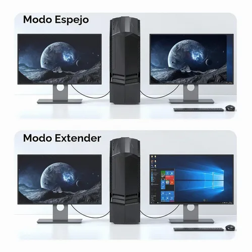 Vista 8 de Cable DisplayPort a VGA, puerto de pantalla DP a VGA 1080P@60Hz, trenzado