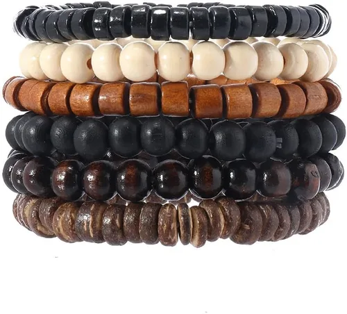 Vista 41 de Pulsera Gótica Ajustable de Cuero Trenzado Punk Multicapa de Estilo Grunge, Conjunto de Pulseras Emo con Brazalete de Metal, Envoltura