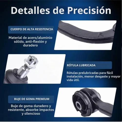 Vista 4 de Brazo de control superior delantero con rótula para Ford F-150 2004