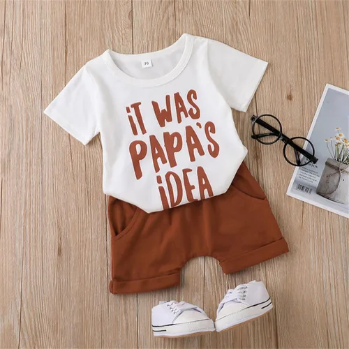 Vista 2 de Conjuntos de ropa para niñas pequeñas, bebés, niñas, primavera y verano, estampado de algodón, pantalones cortos para adolescentes
